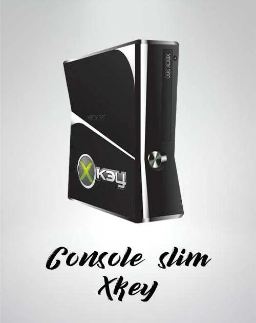 achat Console  XBOX 360 SLIM avec XKEY