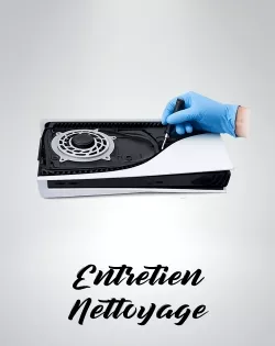 Entretien, nettoyage, console PS5