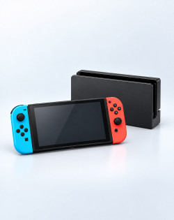 Console Switch classique modifiée - Joy-Con bleu et rouge