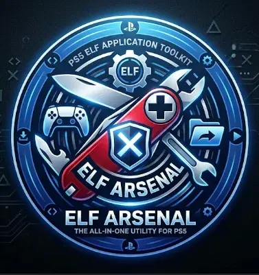 cheat PS5 avec interface principale ELF Arsenal lancée sur PS5