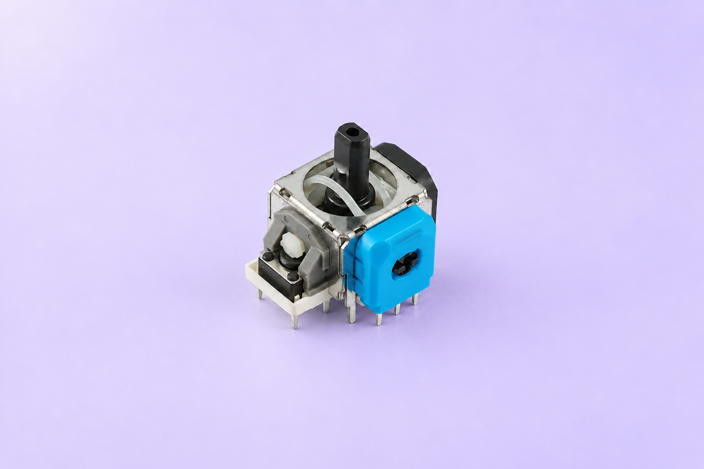 Module de joystick magnétique TMR avec ses capteurs latéraux et ses broches de connexion