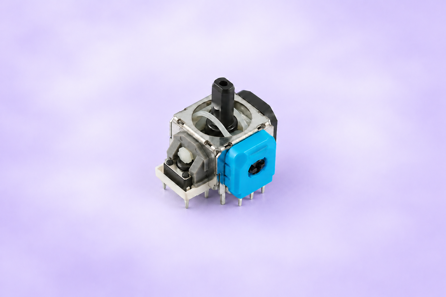 Module de joystick magnétique TMR avec ses capteurs latéraux et ses broches de connexion