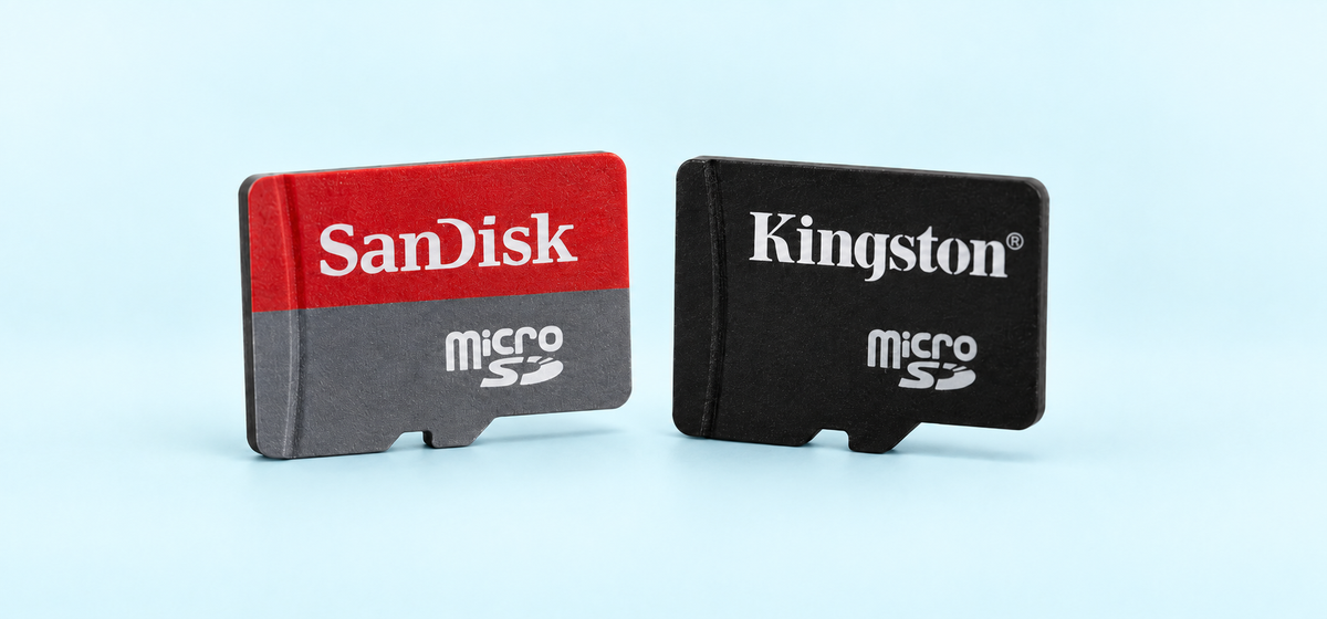 Cartes microSD SanDisk et Kingston