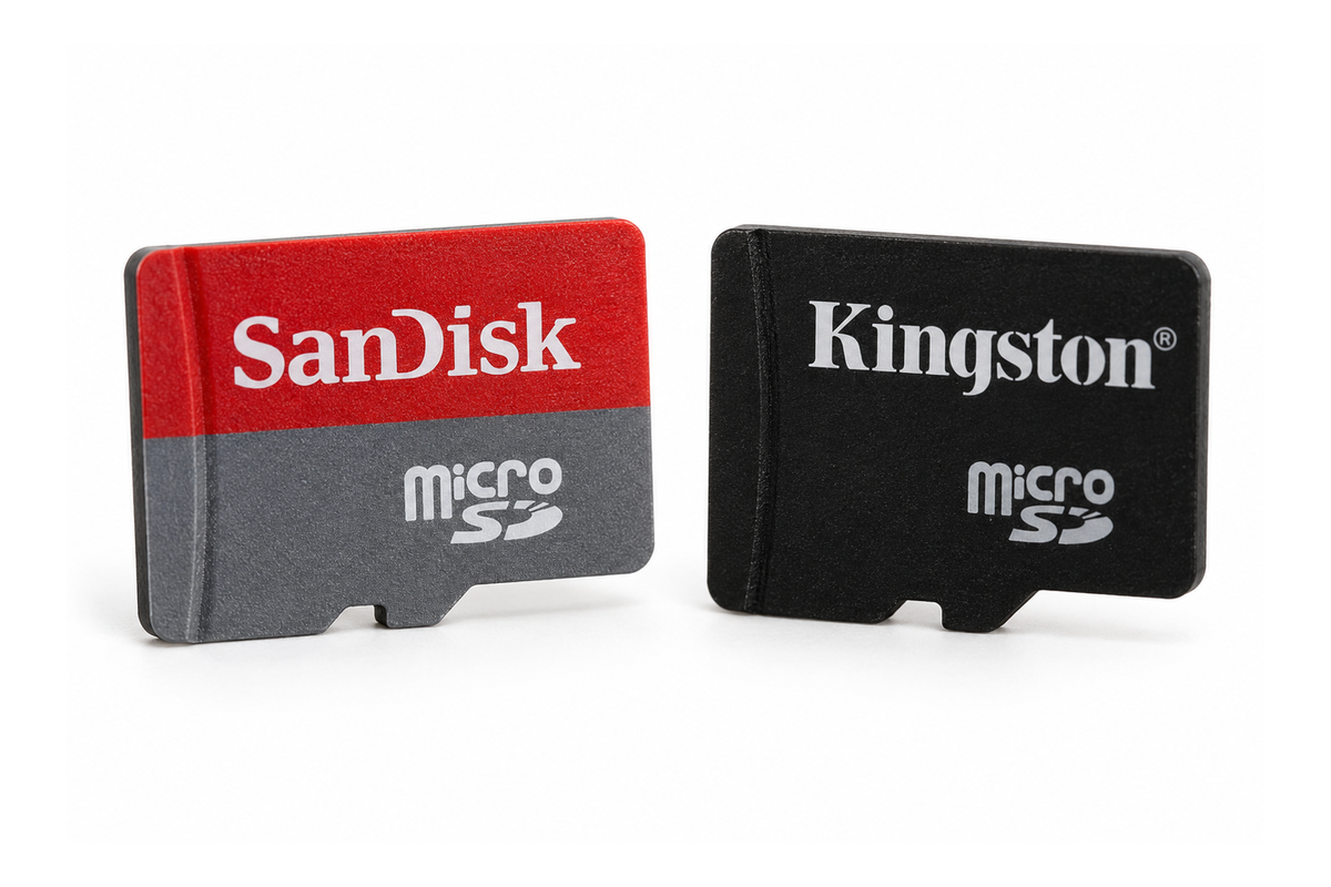 Cartes microSD SanDisk et Kingston