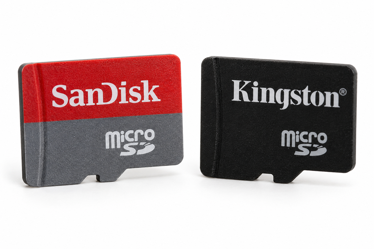 Cartes microSD SanDisk et Kingston