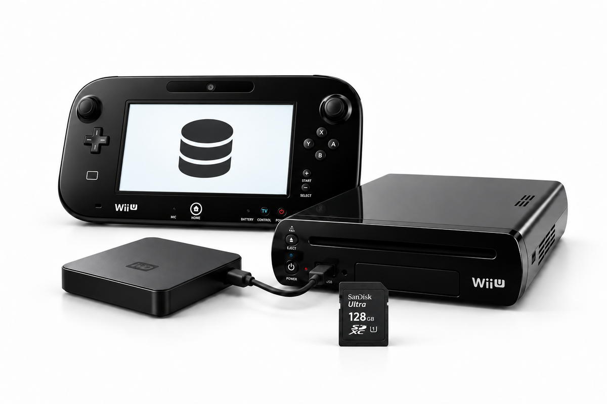 Wii U — Stockage