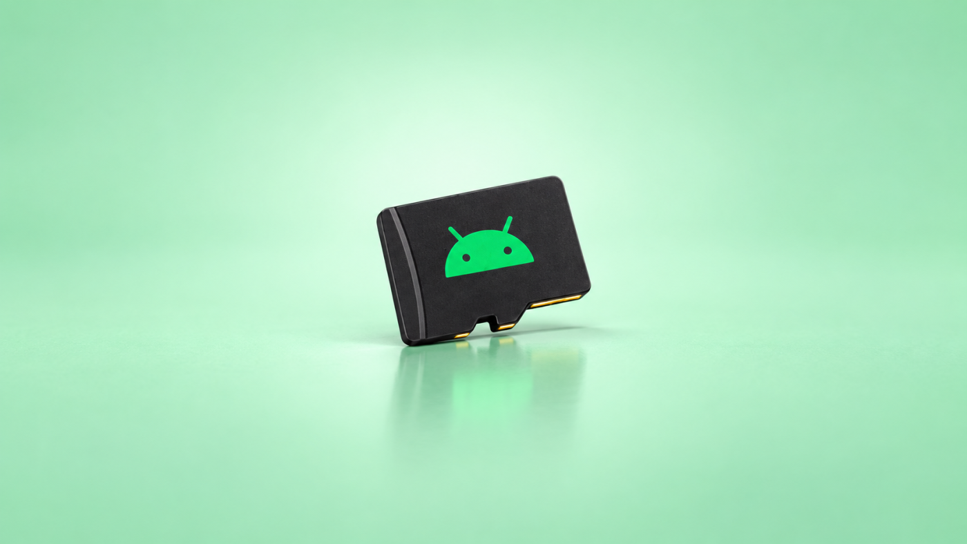 Carte microSD préparée pour Android sur Switch