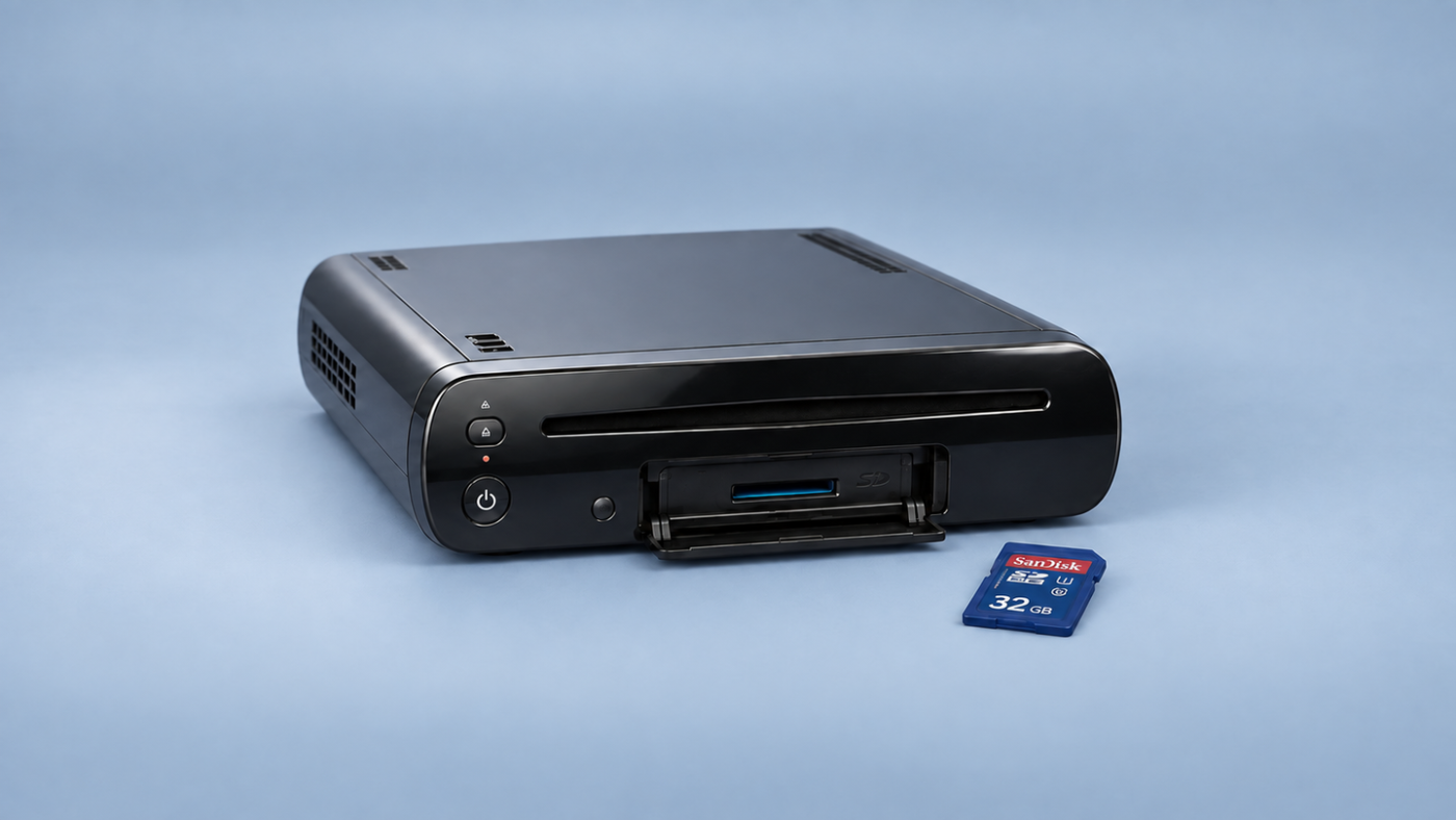 Réparation lecteur de carte SD Wii U